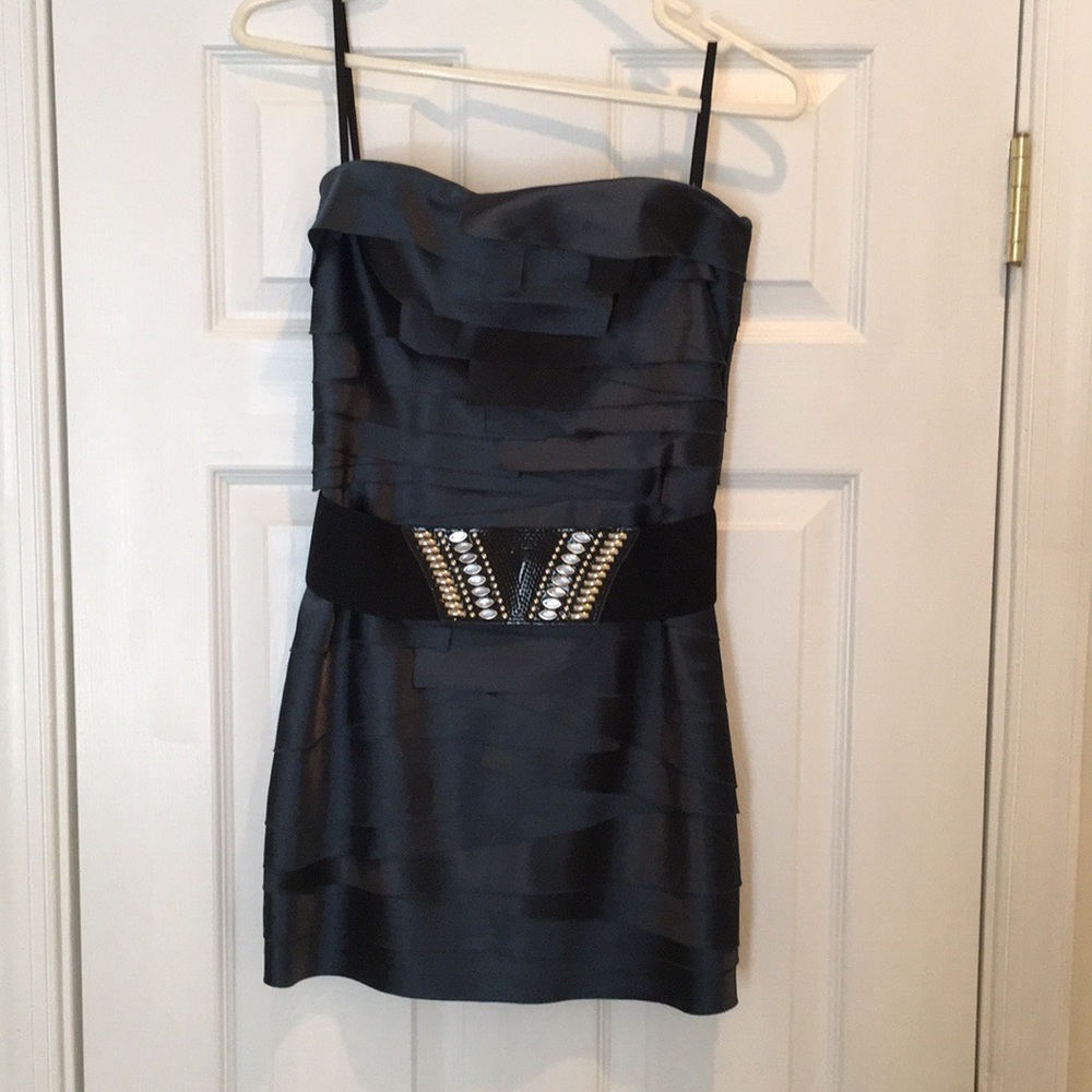 BEBE tiered party dress